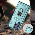 Husă blindată pentru Samsung Galaxy S23 Ultra, CamShield Slide, verde