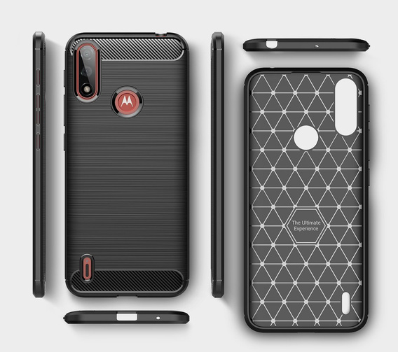 Huse pentru Motorola Moto E7 Power / E7i Power, Carbon, negru
