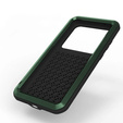 Love Mei Huse pentru Samsung Galaxy S20 Ultra, armored with glass, verde