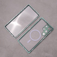 Carcasa Magnetic Dual Glass MagSafe pentru Samsung Galaxy S23 Ultra, verde