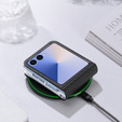Husă Dux Ducis pentru Samsung Galaxy Z Flip7 5G, Bril, negru