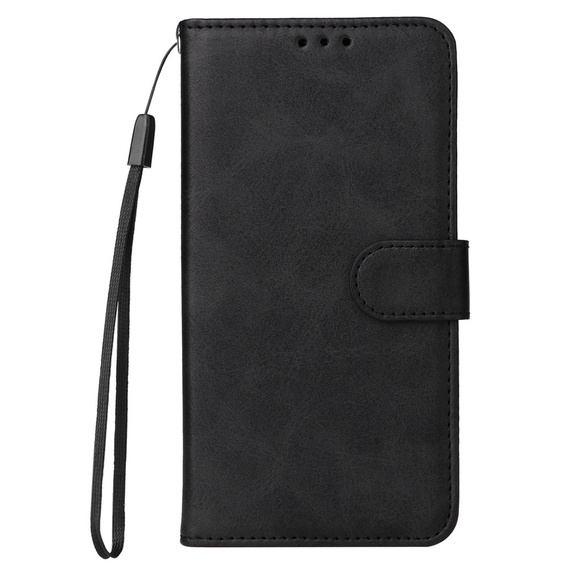 Cu clapetă pentru Samsung Galaxy A34 5G, Leather Wallet, negru