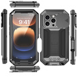 Husă pentru iPhone 16 Pro Max, R-JUST CamShield Slide, armată, negru