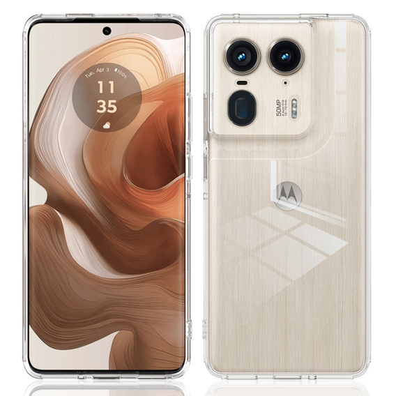 Huse pentru Motorola Edge 50 Ultra, Fusion Hybrid, transparentă