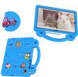 Husă pentru copii pentru Samsung Galaxy Tab S6 Lite 10.4 2020/2022 / Tab A7 2020 T500 / T505 / Tab S6 T860/T865, Cute Patterns, cu suport, albastru