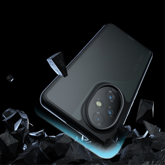 Huse pentru Honor 200 Pro 5G, Fusion Hybrid, transparent / negru