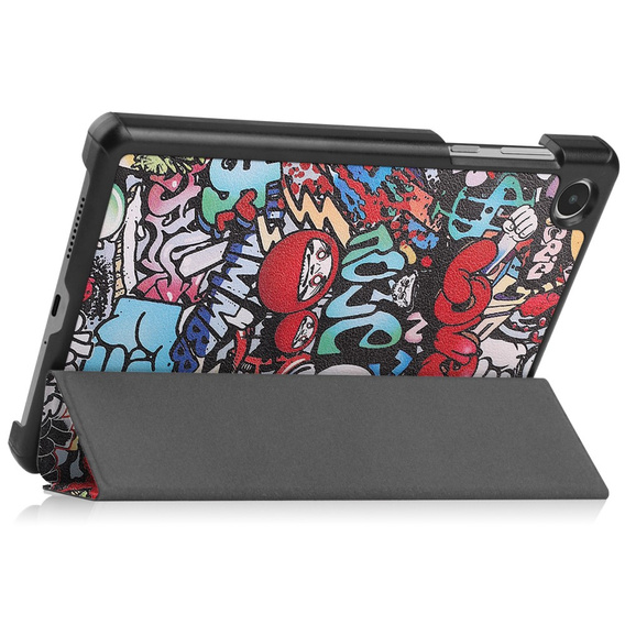 Husă pentru Lenovo Tab M8 Gen 4 TB-300FU, Smartcase, graffiti