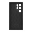 Husă din piele pentru Samsung Galaxy S24 Ultra, ERBORD LeatherGuard MagSafe, negru