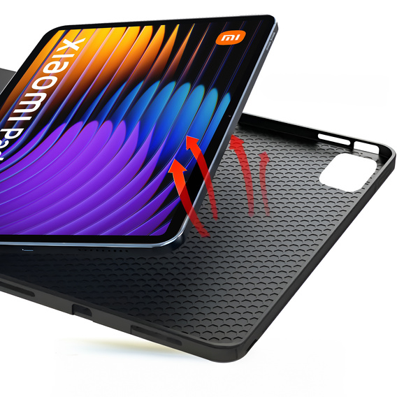 Husă pentru Xiaomi Pad 7 / 7 Pro, Smartcase, negru