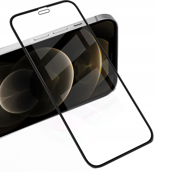 2x sticlă ceramică ERBORD Hybrid Glass pentru iPhone 12 / 12 Pro