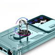 Husă blindată pentru Samsung Galaxy S23 Ultra, CamShield Slide, verde