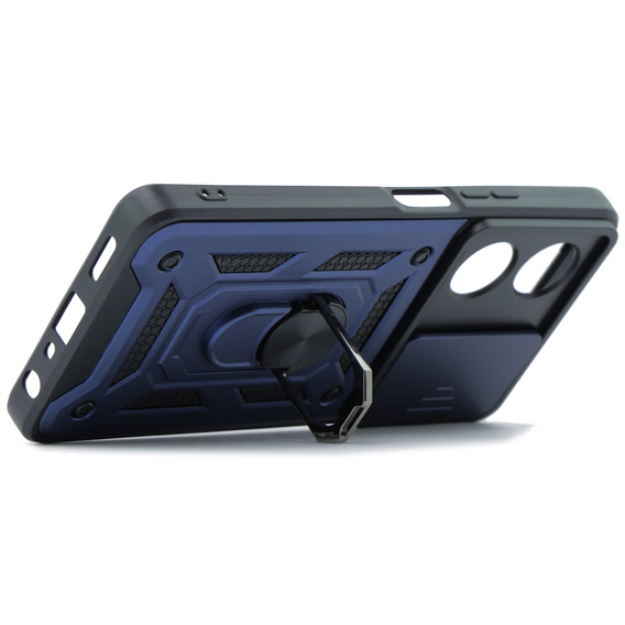 Husă blindată pentru Oppo A38 4G / Oppo A18 4G, CamShield Slide, albastru