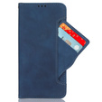 Cu clapetă pentru Samsung Galaxy A26, Card Slot, albastru închis