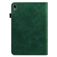 Husă pentru Samsung Galaxy Tab S10 Lite / S10 FE / S9 FE / S9, Classic, cu spațiu pentru stylus, verde