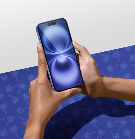 Sticlă temperată Diamond Palm pentru iPhone 16