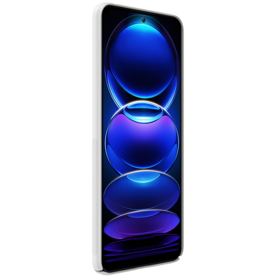 Carcasă NILLKIN pentru Xiaomi Redmi Note 12 5G / POCO X5 5G, Super Frosted Shield Case, alb