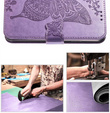 Cu clapetă pentru Oppo Reno 13F / Oppo Reno 13FS, Butterfly, violet
