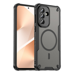 Husă blindată pentru Samsung Galaxy A57 5G, pentru MagSafe, mată, neagră