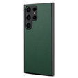 Huse pentru Samsung Galaxy S24 Ultra, Calf Texture, verde