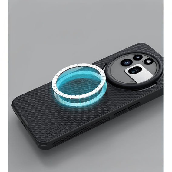 Husa NILLKIN pentru Nothing Phone 3A Pro, Frosted Shield, pentru MagSafe, negru