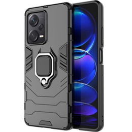 Huse pentru Xiaomi Redmi Note 12 Pro+ 5G, Kickstand Ring, negru