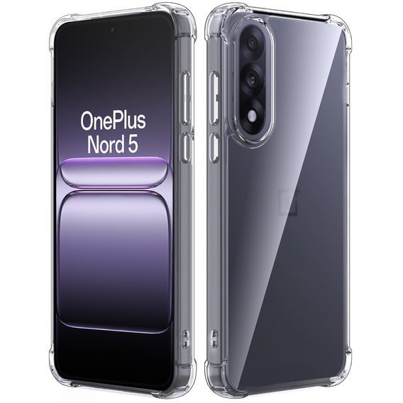Huse pentru OnePlus Nord 5, Dropproof, transparentă