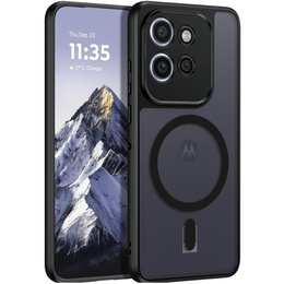 Husă pentru Motorola Edge 50 Neo / ThinkPhone 25, pentru MagSafe, ERBORD Matt Case, negru