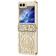 Husă pentru Samsung Galaxy Z Flip7 FE / Z Flip6, Mechanical Legend, de aur
