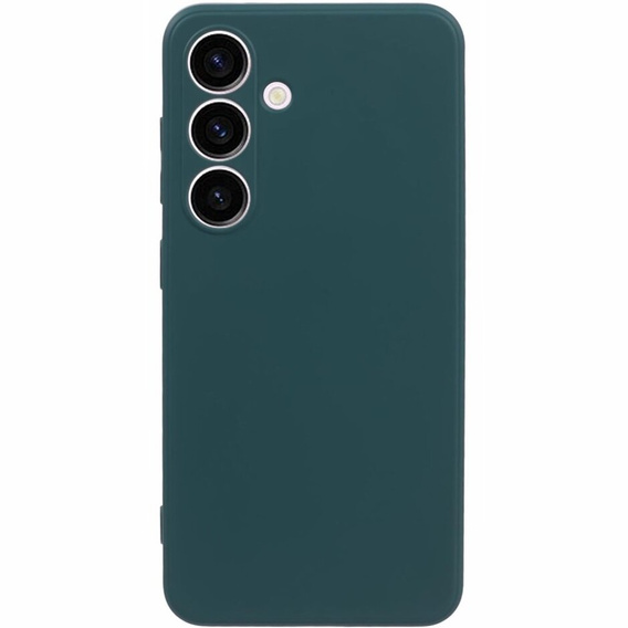 Husa pentru Samsung Galaxy S24+ Plus, Silicone Lite, verde închis