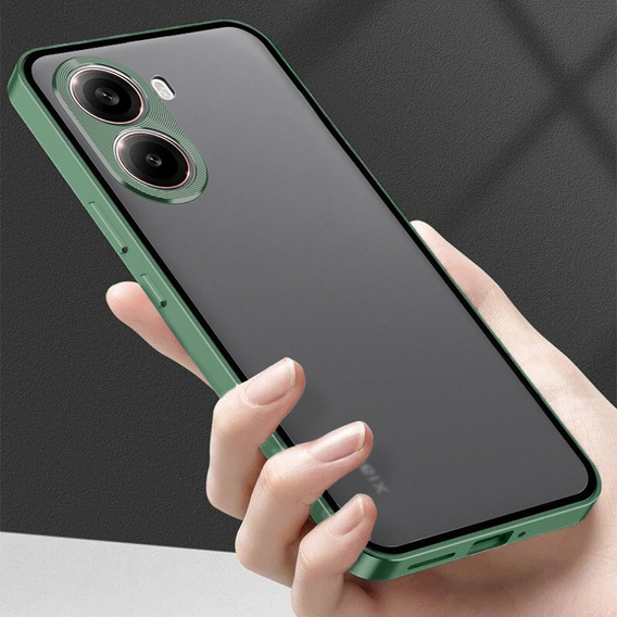 Carcasă pentru Xiaomi Poco X7 Pro 5G, Frame Case, verde