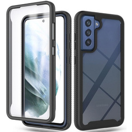 Carcasă pentru Samsung Galaxy S21 FE, Shockproof, cu folie, albastru