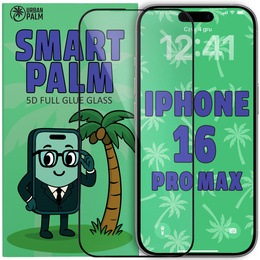 Sticlă temperată 5D Full Glue Smart Palm pentru iPhone 16 Pro Max