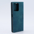 Husă pentru Xiaomi Redmi Note 12 4G, ERBORD Vintage, portofel cu clapetă, albastru