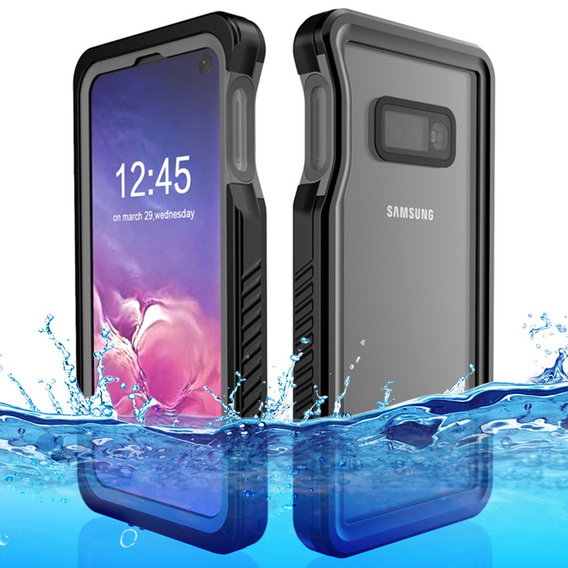 Husă impermeabilă IP68 pentru Samsung Galaxy S10e, negru