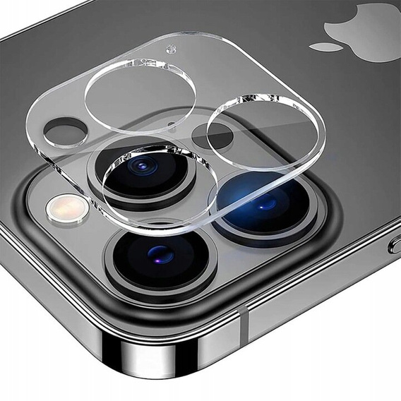 Sticlă temperată pentru camera foto pentru iPhone 16 Pro / 16 Pro Max, transparentă