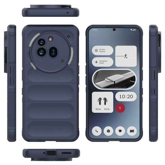 Huse pentru Nothing Phone 3A Pro, Gaming Shockproof, albastru închis
