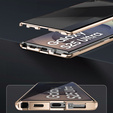 Husă pentru Samsung Galaxy S25 Ultra, Privacy Dual Glass, de aur