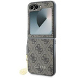 GUESS Huse pentru Samsung Galaxy Z Flip7 FE / Z Flip6, 4G Charms Collection Hardcase, maro