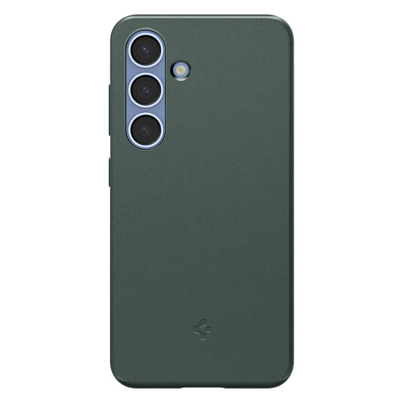 Carcasa Spigen pentru Samsung Galaxy S25, Thin Fit Mag, verde + sticlă temperată 9H