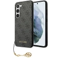 GUESS Huse pentru Samsung Galaxy S24+ Plus, 4G Charms Collection Hardcase, gri