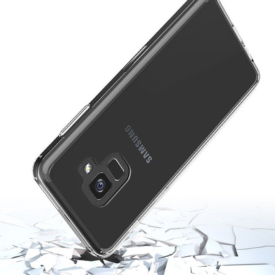 Huse pentru Samsung Galaxy A8 2018, Fusion Hybrid, transparentă