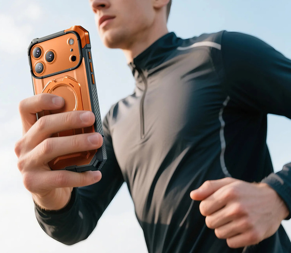 Husă Supcase Unicorn Beetle Grip Mag cu inel MagSafe pentru iPhone 17 Pro