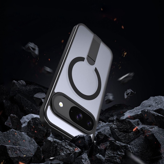 Husă Fusion Hybrid pentru Google Pixel 10 / 10 Pro, pentru MagSafe, cu suport, albastru