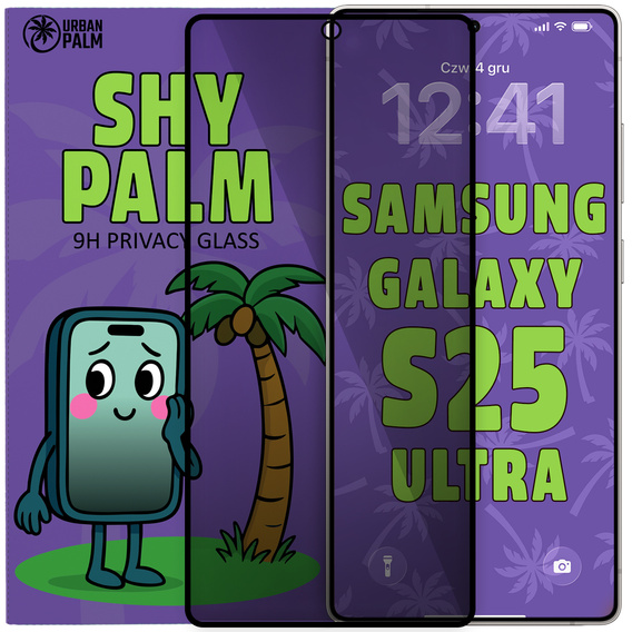 Sticlă temperată Shy Palm Privacy pentru Samsung Galaxy S25 Ultra
