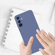 Husa pentru Samsung Galaxy A36 5G, Silicone Lite, albastru închis