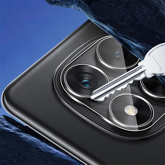 Sticlă temperată pentru camera foto pentru Xiaomi Redmi Note 14 Pro, transparentă