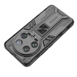 Husa pentru Xiaomi 14 Ultra, Military kickstand, negru