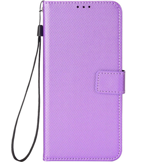 Cu clapetă pentru Realme 12 Pro 5G / 12 Pro+ 5G, Wallet Smart Magnet, violet