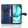 Husa cu clapetă pentru Realme C71, Wallet Rhombus, albastru
