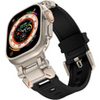 Curea ERBORD ProTech pentru Apple Watch 1/2/3/4/4/5/6/6/7/8/9/SE/Ultra/Ultra 2 42/44/45/49MM, negru